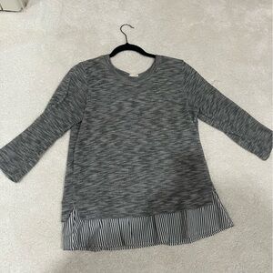 Anthropology Layered light sweater size S